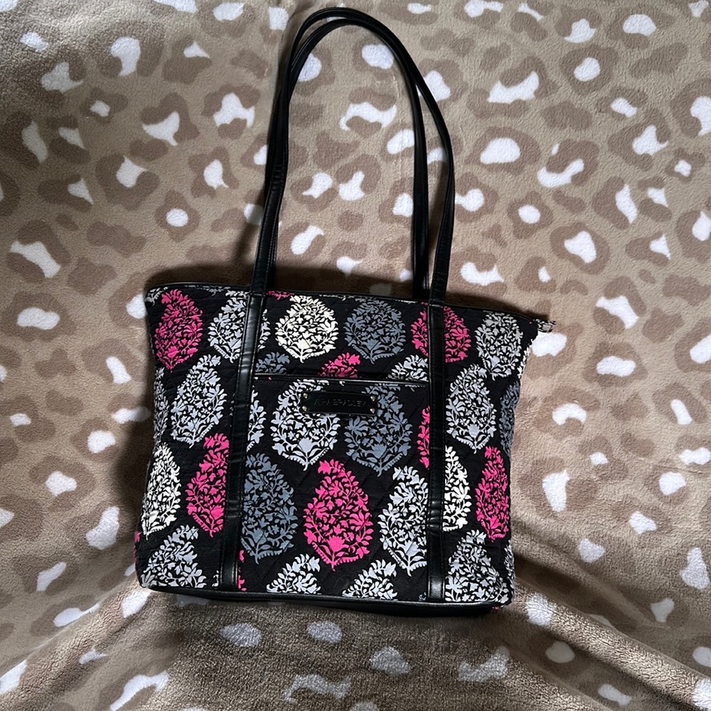 Vera Bradley Small Tote Bag - Northern Lights Pattern (retired)